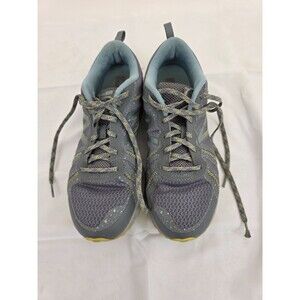 New Balance Womens Gray, Yellow Running Shoes Sneakers Size 9